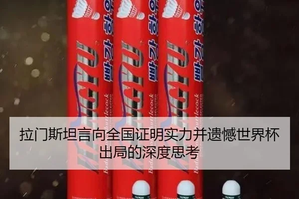 拉门斯坦言向全国证明实力并遗憾世界杯出局的深度思考